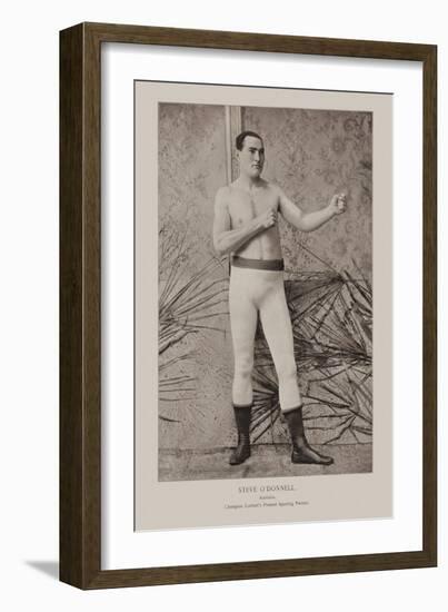 Steve O'Donnell, Australian Boxer-null-Framed Art Print
