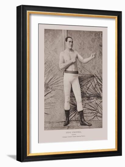 Steve O'Donnell, Australian Boxer-null-Framed Art Print