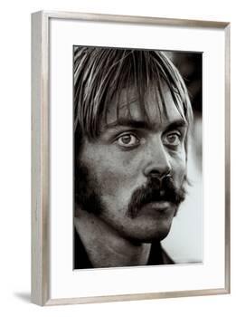 Steve Prefontaine, Portrait-Brian Lanker-Framed Art Print