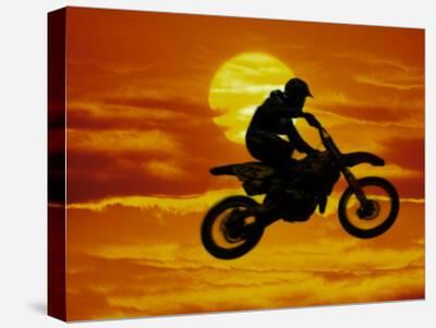 Motorcycle Motocross vintage art deco Sport Travel poster Painting by Tina  Lavoie - Fine Art America