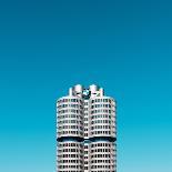 Shot Crane Houses in Cologne, North Rhine-Westphalia, Germany-Steve Simon-Framed Photographic Print