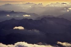 Aerial View of North Cascade Mountain Range-Steve Terrill-Photographic Print