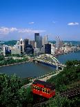 Duquesne Incline Cable Car and Ohio River, Pittsburgh, Pennsylvania, USA-Steve Vidler-Photographic Print