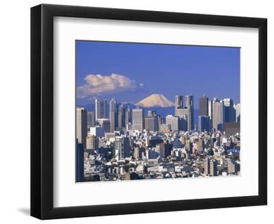 Mt.Fuji and Tokyo Shinjuku Area Skyline, Tokyo, Japan
