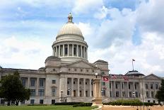 Arkansas Capital Building-Steven Frame-Framed Premier Image Canvas