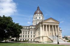 Kansas State Capitol Building-Steven Frame-Framed Photographic Print