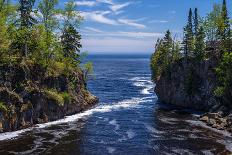 Split Rock Lighthouse, Lake Superior-Steven Gaertner-Framed Photographic Print