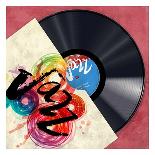 Vinyl Club, Jazz-Steven Hill-Stretched Canvas