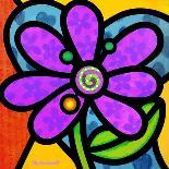 Pinwheel Daisy Blue-Steven Scott-Framed Giclee Print