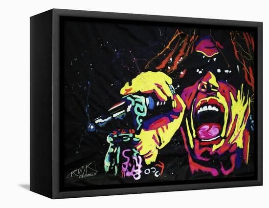 Steven Tyler 001-Rock Demarco-Framed Premier Image Canvas