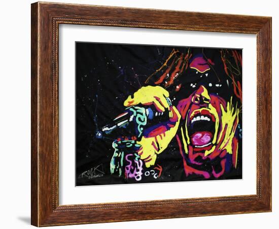 Steven Tyler 001-Rock Demarco-Framed Giclee Print