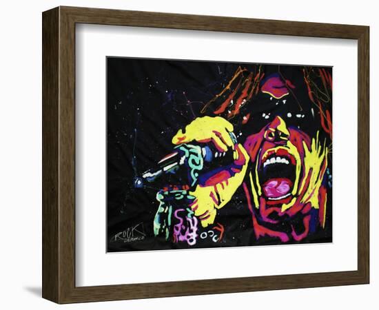 Steven Tyler 001-Rock Demarco-Framed Giclee Print