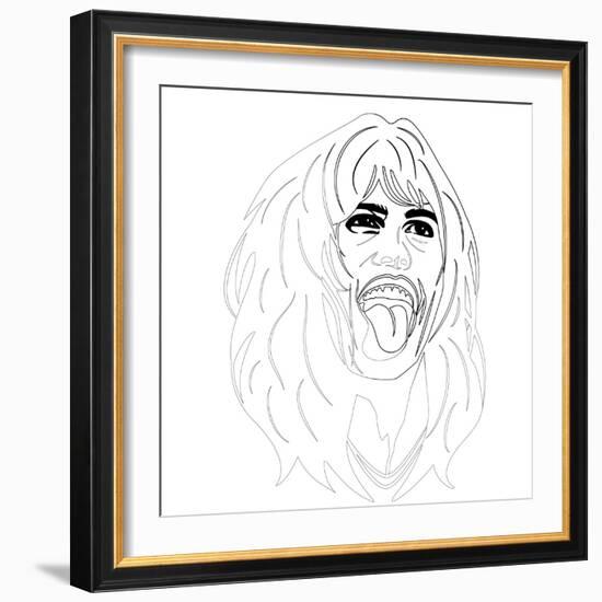 Steven Tyler-Logan Huxley-Framed Art Print