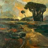 Sunset Marina-Stevens Allayn-Art Print