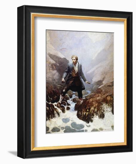 Stevenson: Kidnapped, 1913-Newell Convers Wyeth-Framed Giclee Print