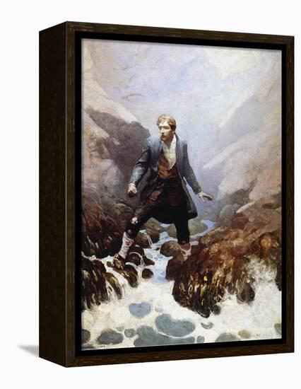 Stevenson: Kidnapped, 1913-Newell Convers Wyeth-Framed Premier Image Canvas