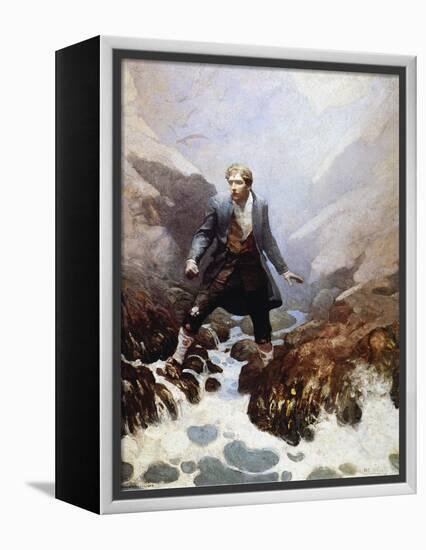 Stevenson: Kidnapped, 1913-Newell Convers Wyeth-Framed Premier Image Canvas