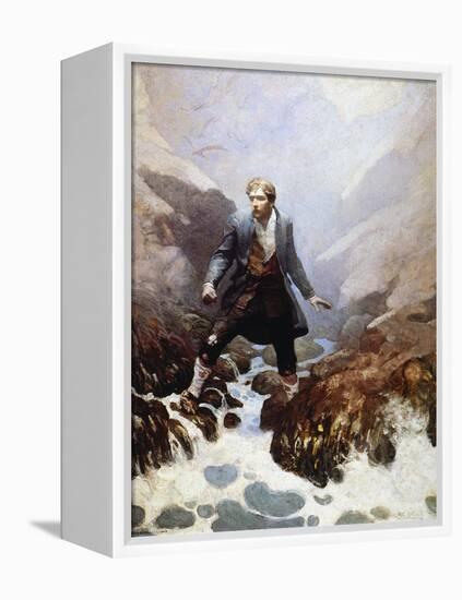 Stevenson: Kidnapped, 1913-Newell Convers Wyeth-Framed Premier Image Canvas