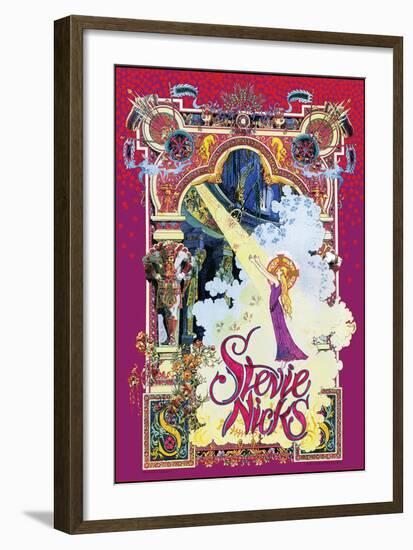 Stevie Nicks Spotlight-Bob Masse-Framed Art Print