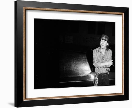 Stevie Ray Vaughan-null-Framed Premium Photographic Print