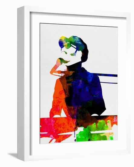 Stevie Watercolor-Lora Feldman-Framed Art Print