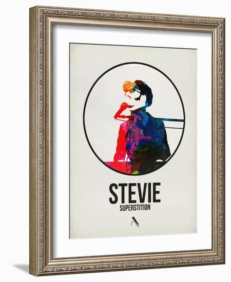 Stevie Watercolor-David Brodsky-Framed Art Print