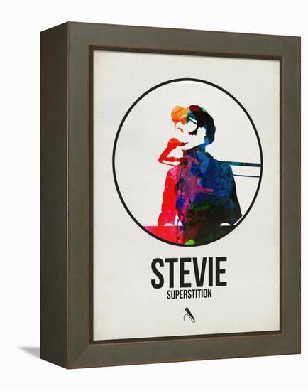 Stevie Watercolor-David Brodsky-Framed Stretched Canvas