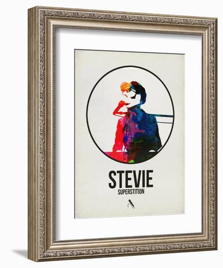 Stevie Watercolor-David Brodsky-Framed Art Print