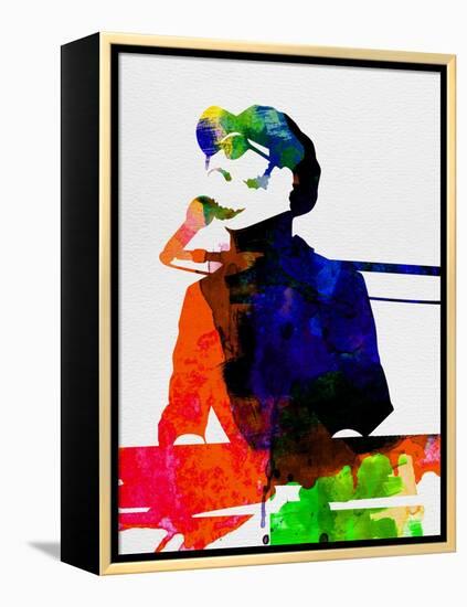 Stevie Watercolor-Lora Feldman-Framed Stretched Canvas