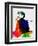 Stevie Watercolor-Lora Feldman-Framed Premium Giclee Print