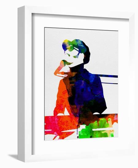 Stevie Watercolor-Lora Feldman-Framed Premium Giclee Print