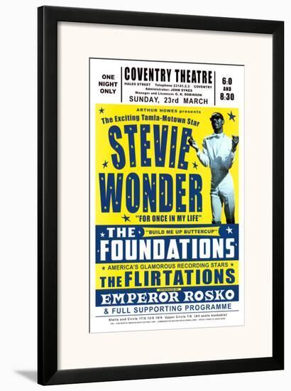Stevie Wonder in Concert, 1969-Dennis Loren-Framed Art Print