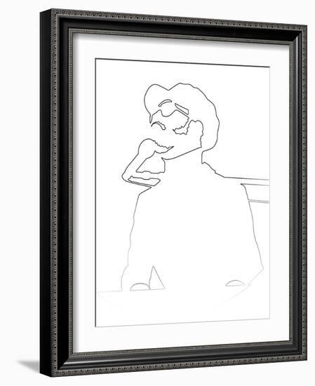 Stevie Wonder-Logan Huxley-Framed Premium Giclee Print