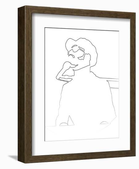 Stevie Wonder-Logan Huxley-Framed Art Print