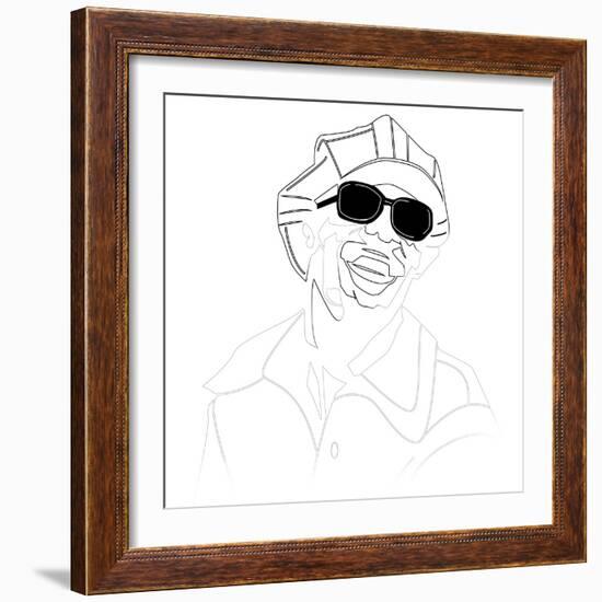 Stevie Wonder-Logan Huxley-Framed Premium Giclee Print