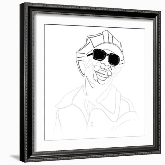 Stevie Wonder-Logan Huxley-Framed Premium Giclee Print