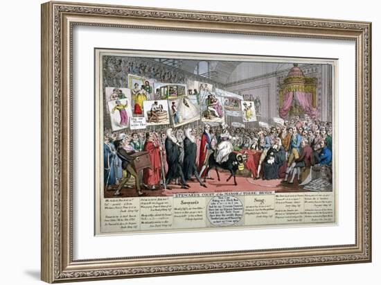 Steward's Court of the Manor of Torre Devon, 1820-Theodore Lane-Framed Giclee Print