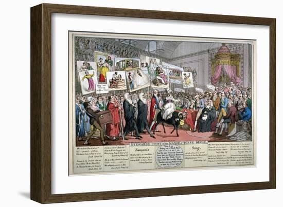 Steward's Court of the Manor of Torre Devon, 1820-Theodore Lane-Framed Giclee Print