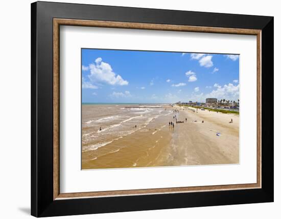 Stewart Beach, Galveston, Texas, United States of America, North America-Kav Dadfar-Framed Photographic Print