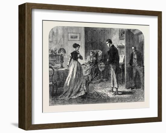 Stewart Hunt's Introduction to Miss Jones, 1867-Alfred William Hunt-Framed Giclee Print