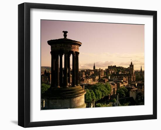 Stewart Memorial and City, Edinburgh, Lothian, Scotland, United Kingdom-Neale Clarke-Framed Photographic Print