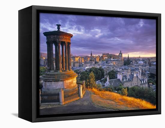 Stewart Monument, Calton Hill, Edinburgh, Scotland-Doug Pearson-Framed Premier Image Canvas