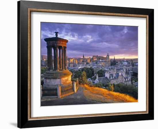 Stewart Monument, Calton Hill, Edinburgh, Scotland-Doug Pearson-Framed Photographic Print