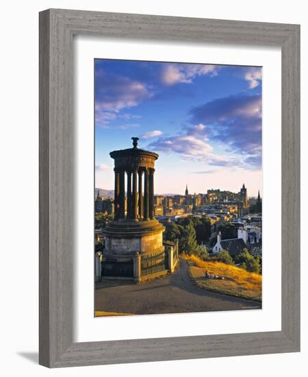 Stewart Monument, Calton Hill, Edinburgh, Scotland-Doug Pearson-Framed Photographic Print