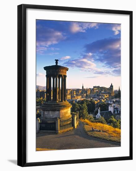 Stewart Monument, Calton Hill, Edinburgh, Scotland-Doug Pearson-Framed Photographic Print