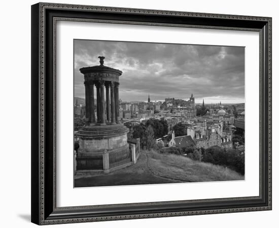 Stewart Monument, Calton Hill, Edinburgh, Scotland-Doug Pearson-Framed Photographic Print