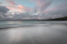 Starfish and Flowing Tide at Luskentyre Losgaintir Beach, Isle of Harris, Outer Hebrides, Scotland-Stewart Smith-Photographic Print