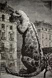 Ichthyosaur Skeleton Engraving 1819 Home-Stewart Stewart-Photographic Print
