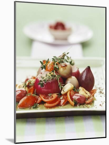 Stewed Red Onions with Tomatoes and Thyme-Luzia Ellert-Mounted Photographic Print