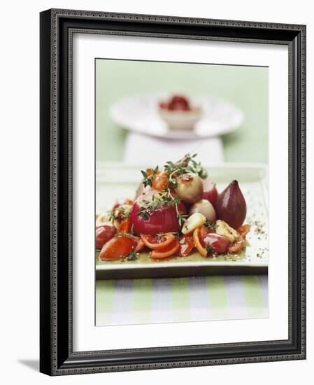 Stewed Red Onions with Tomatoes and Thyme-Luzia Ellert-Framed Photographic Print